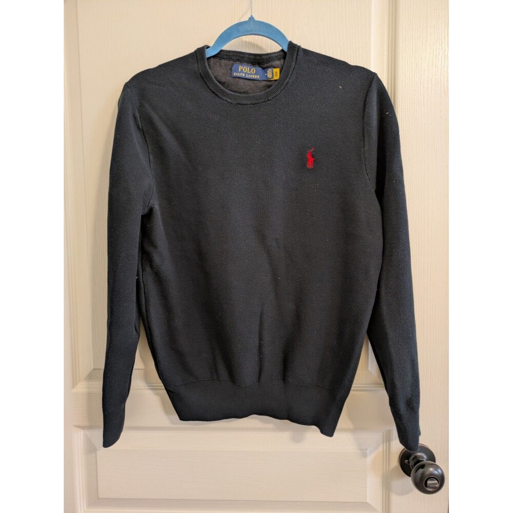 Polo Ralph Lauren Sweater Men's Medium Crewneck Pullover Pony Logo Preppy